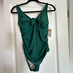 NWT Kona Sol from Target. Emerald green one piece swimsuit